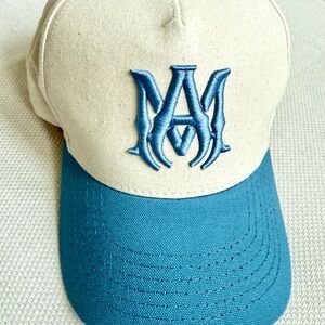 Blue and Cream Amiri  Cap